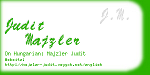 judit majzler business card